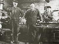 Fr.v. Frans Flisberg, Gottard Asp, Enock Nilsson