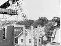 Bygget av nya pannhuset 1959