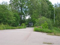 In och utfart till bruket.